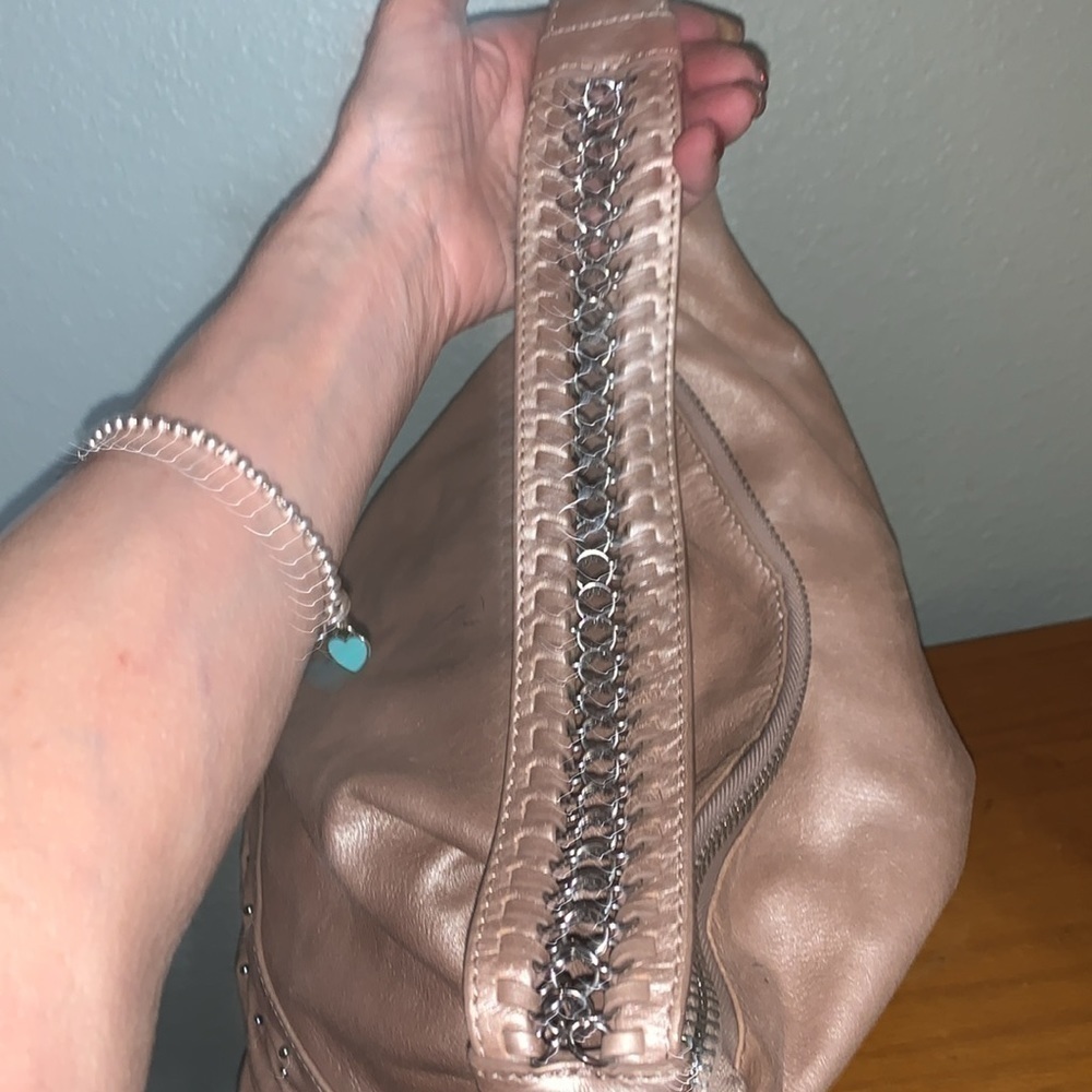 Bagley Marika, champagne, iridescent shoulder bag - Picture 9 of 11